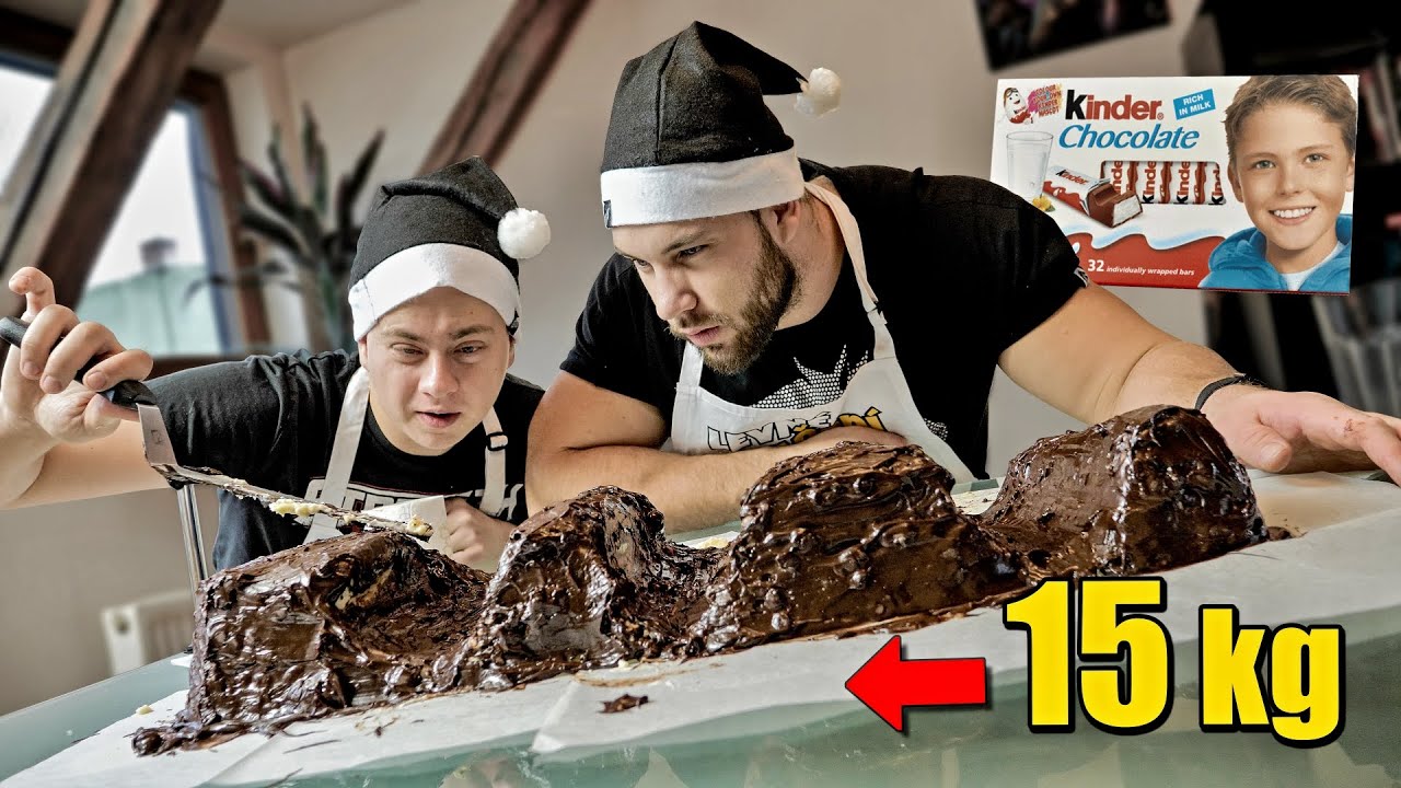 Největší Kinder Čokoláda na SVĚTĚ / 50 940 KCAL