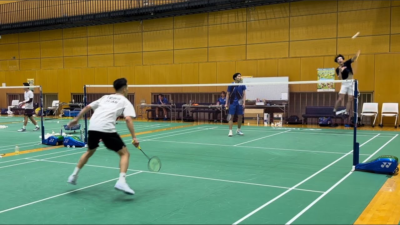 7月12日バドミントン日本代表 公開練習～各選手練習