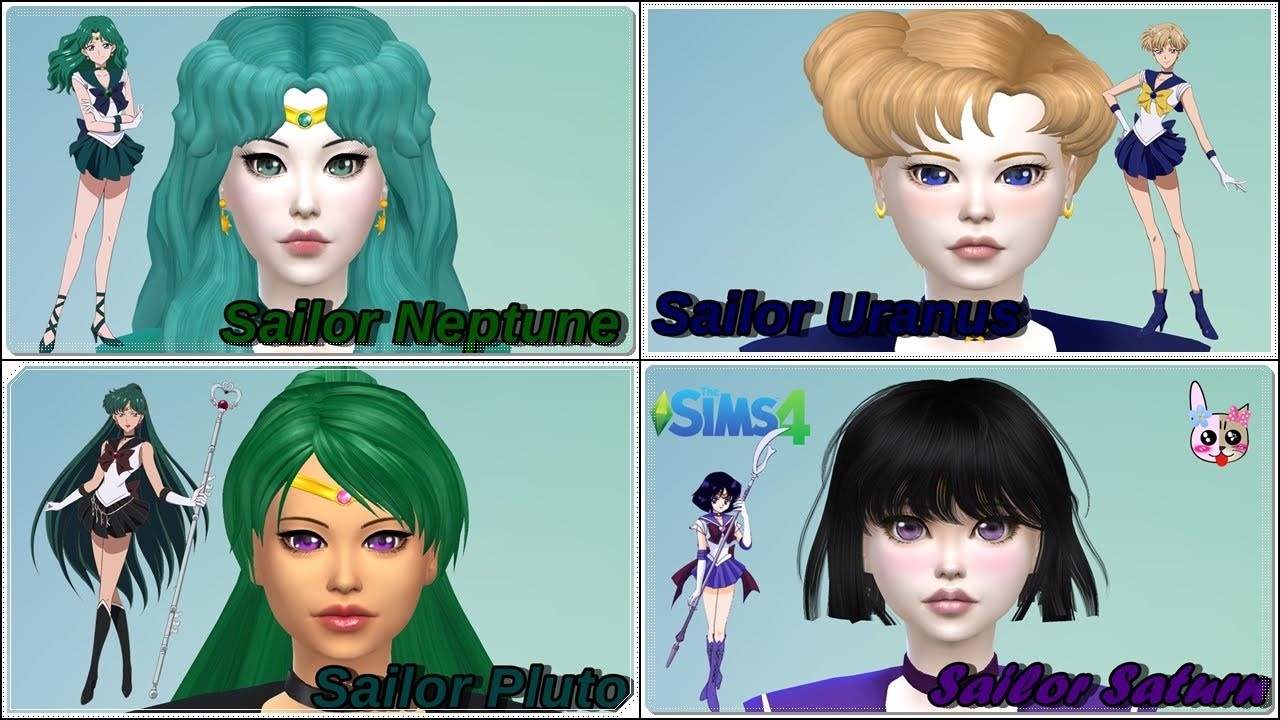 The Sims 4 CAS- Sailor Moon 