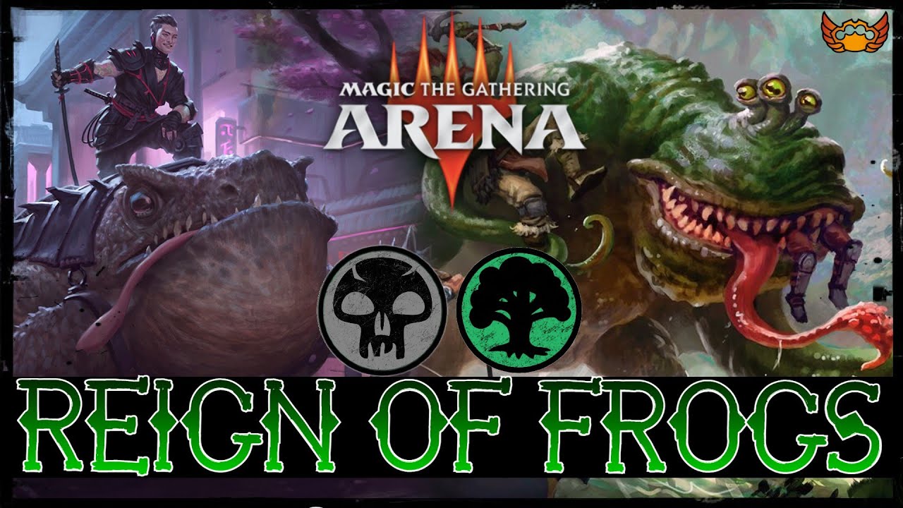 I MADE A FROG DECK AS A JOKE, BUT IT WORKS | MTG Arena - Golgari Frog Enchantment Jank Standard Deck