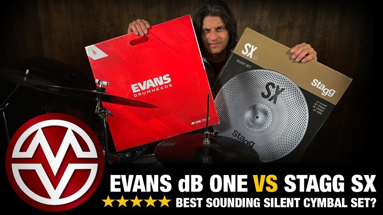 Evans dB One vs Stagg SX - Low Volume Cymbal Challenge