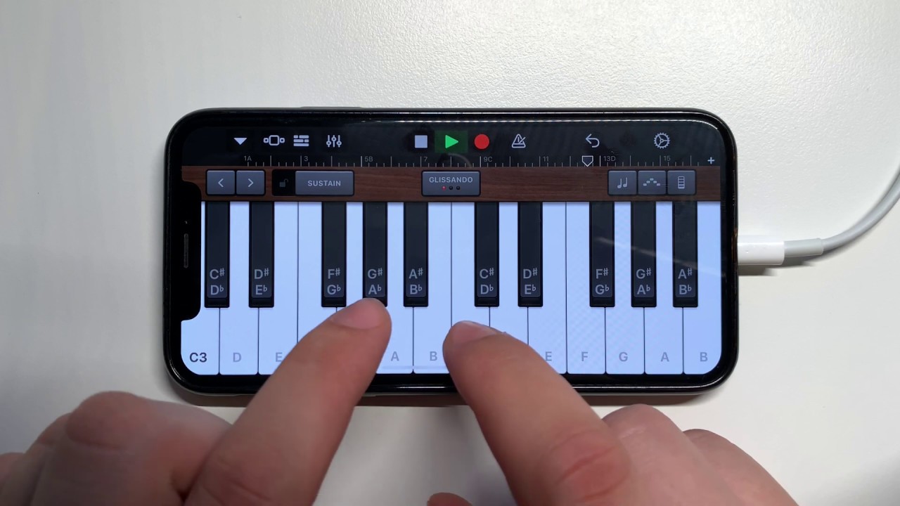 Y2K, bbno$ - Lalala on iPhone (GarageBand)