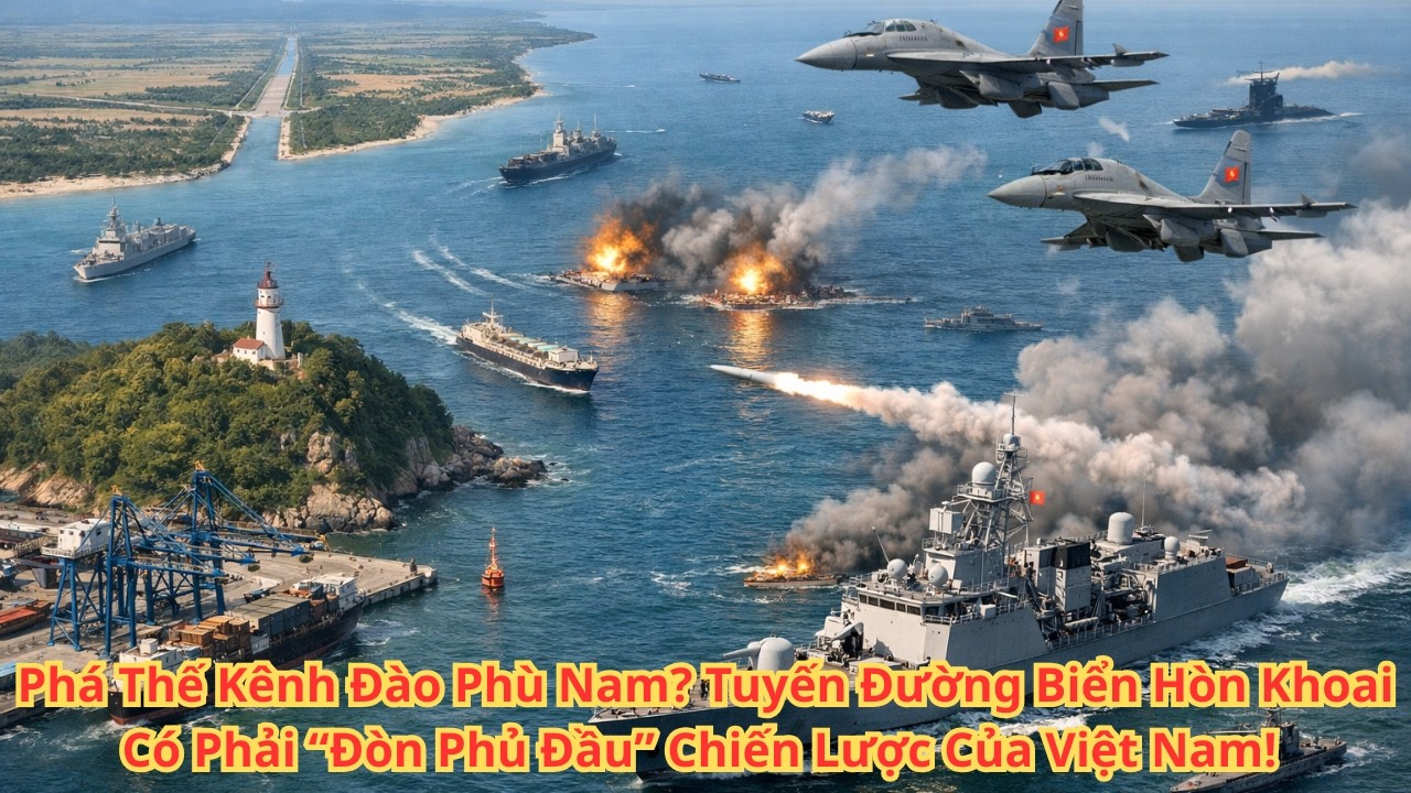 Phá Thế Kênh Đào Phù Nam? Tuyến Đường Biển Hòn Khoai Có Phải “Đòn Phủ Đầu” Chiến Lược Của Việt Nam!