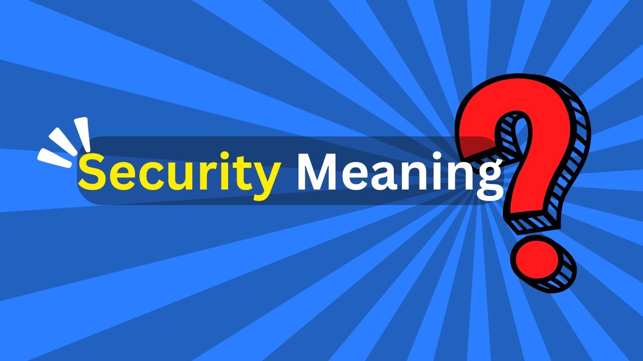 Security Meaning