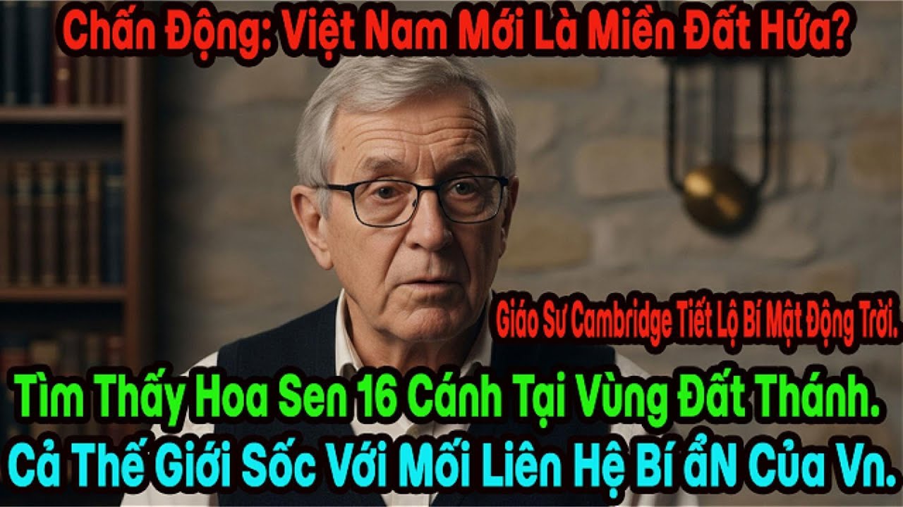 Chấn Động: Huy Hiệu Hoa Sen 16 Cánh ở Jerusalem Hé Lộ Sự Thật - Việt Nam Mới Là Miền Đất Hứa?