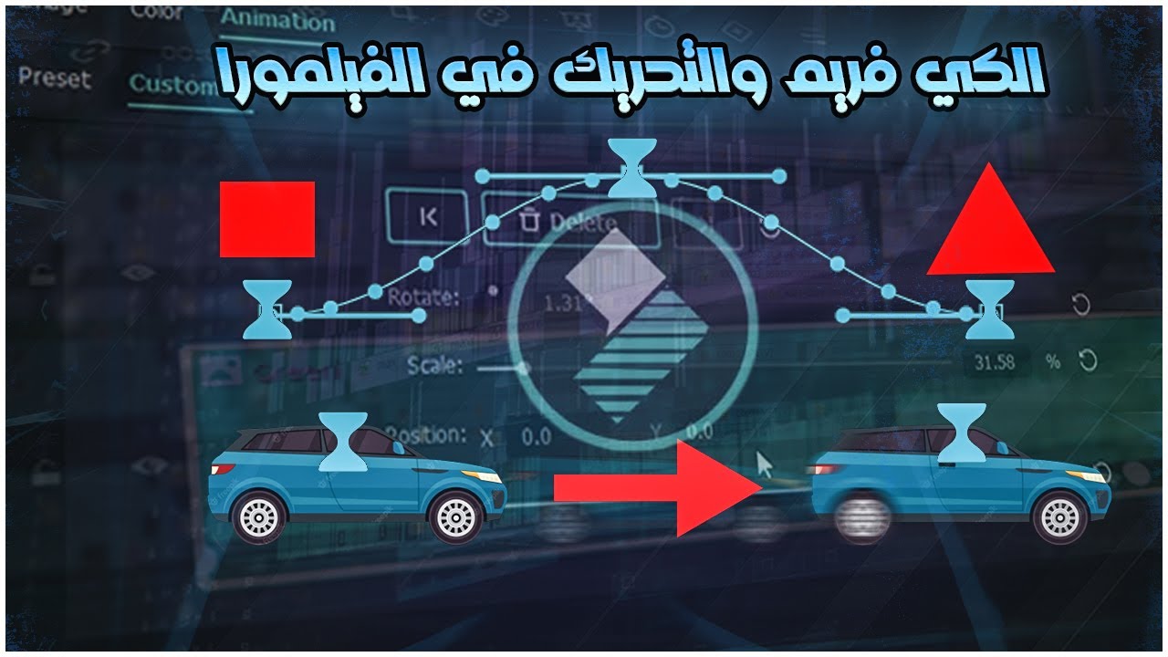 التحريك اليدوي والانيميشين في الفيلمورا | الاداة الاكثر استخداما في العالم | Key Frame