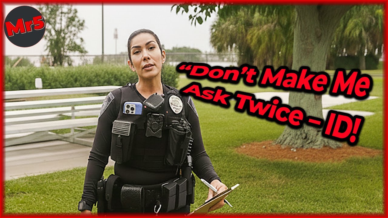 Refused to Leave Park! You Won’t Believe Female Cop’s Reaction | ID Refusal