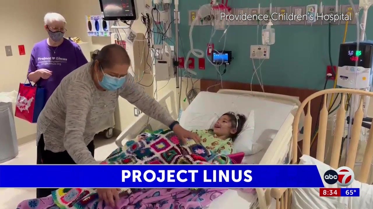 Project Linus takes handcraft blankets to Providence Children's Hospital