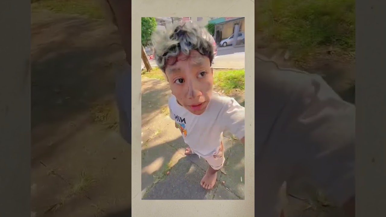 He's like a child 😂😂