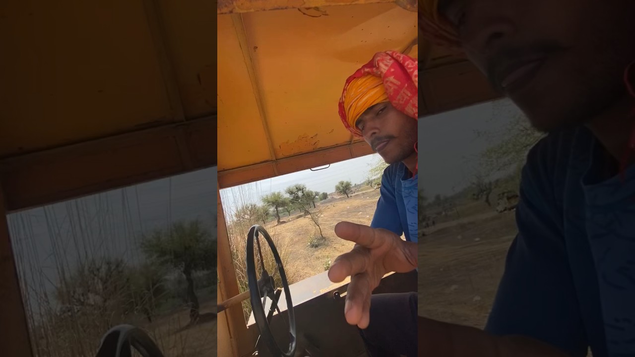 Driving old roadrollar Rajasthan #roadroller #rajasthan #travel #shortsvideo