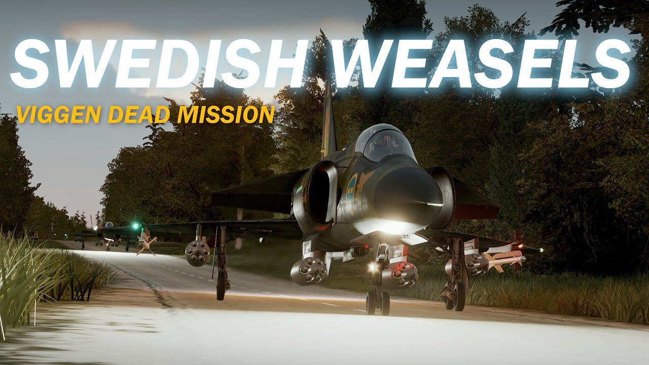 2 Виггенса Уничтожьте базу SA-2 | Миссия DCS AJS-37 Viggen DEAD