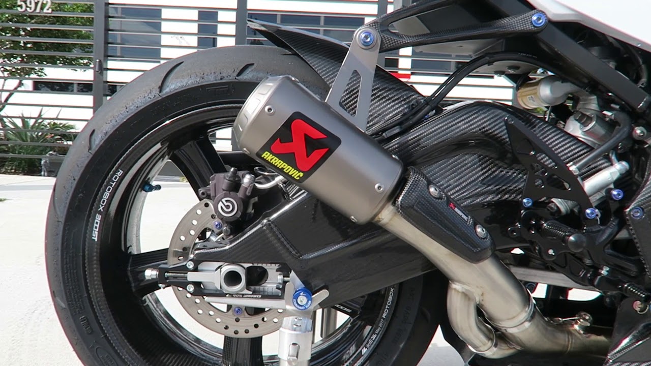 Akrapovic S1000RR GP Full System Sound Flyby