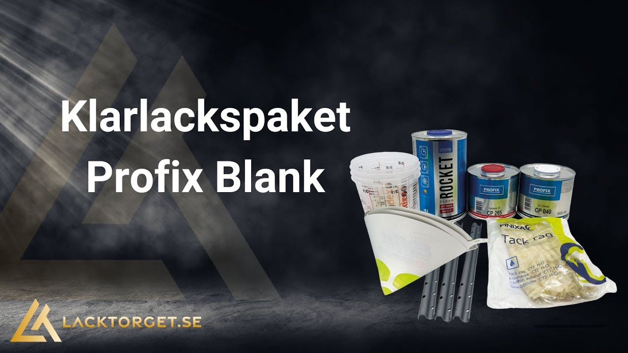 Blandning & Applicering Klarlack profix