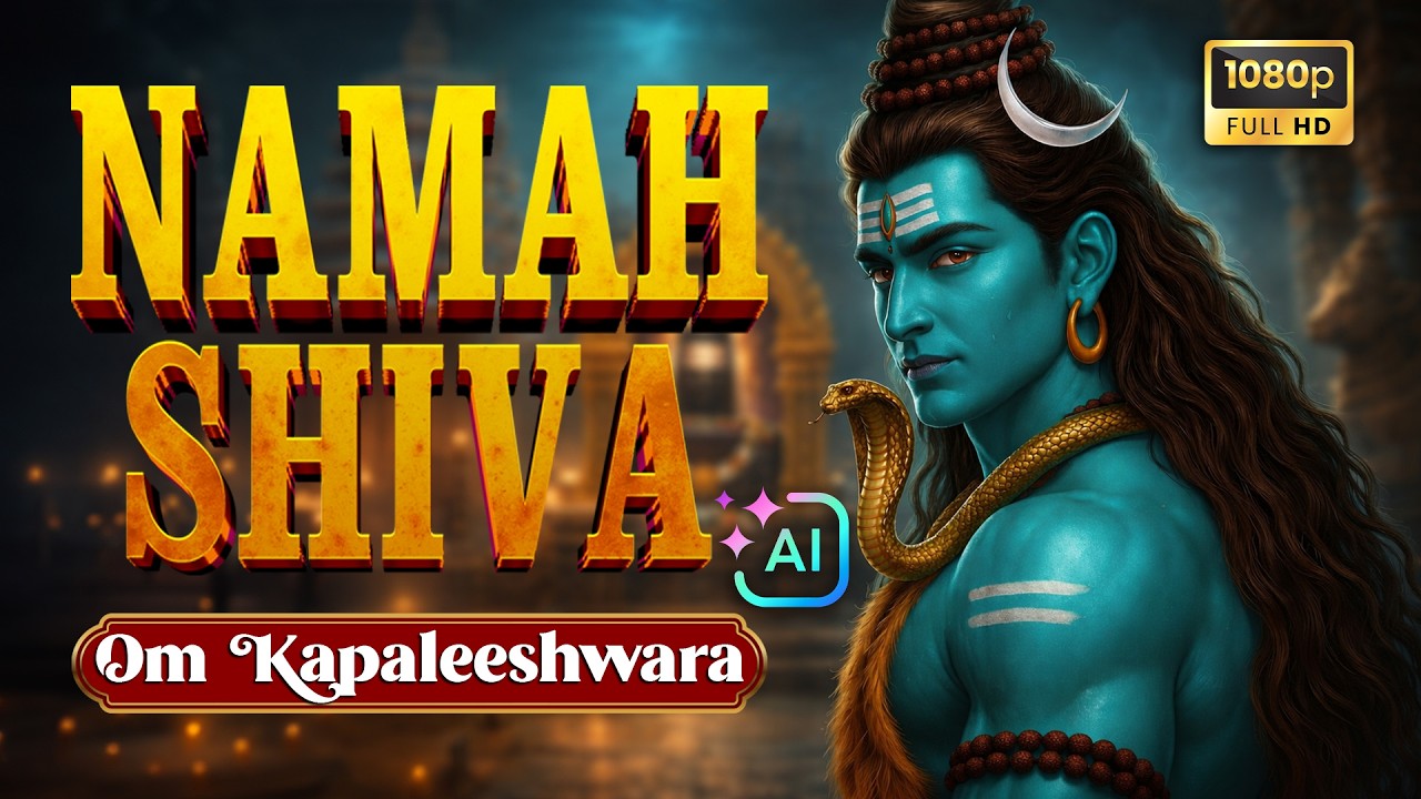 Namah Shiva Om Kapaleeshwara | T S Ranganathan | Powerful Lord Shiva Sacred Chants | HD Video