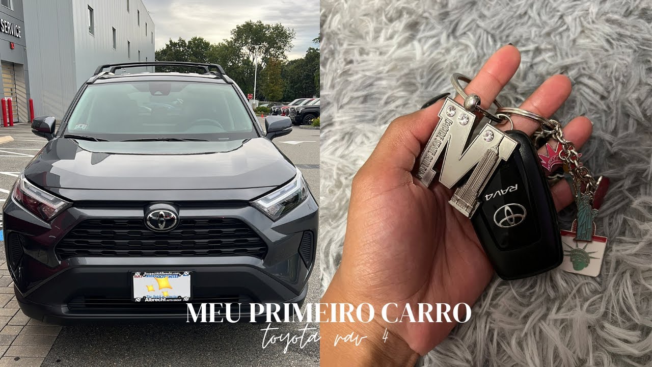 comprei meu primeiro carro (toyota rav4 2023) + decorando ele comigo