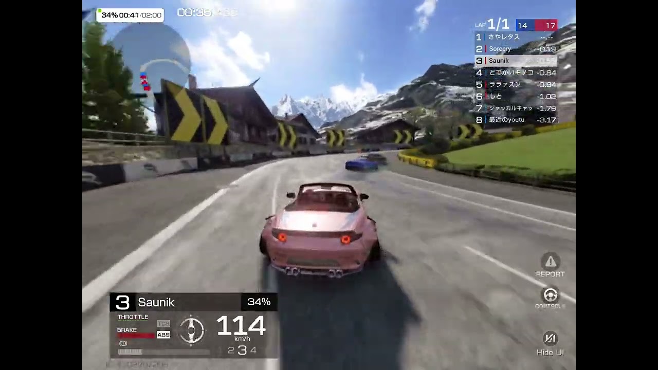 Racing Master | Alpen Mountain Pass Grip Run using Mazda Mx5