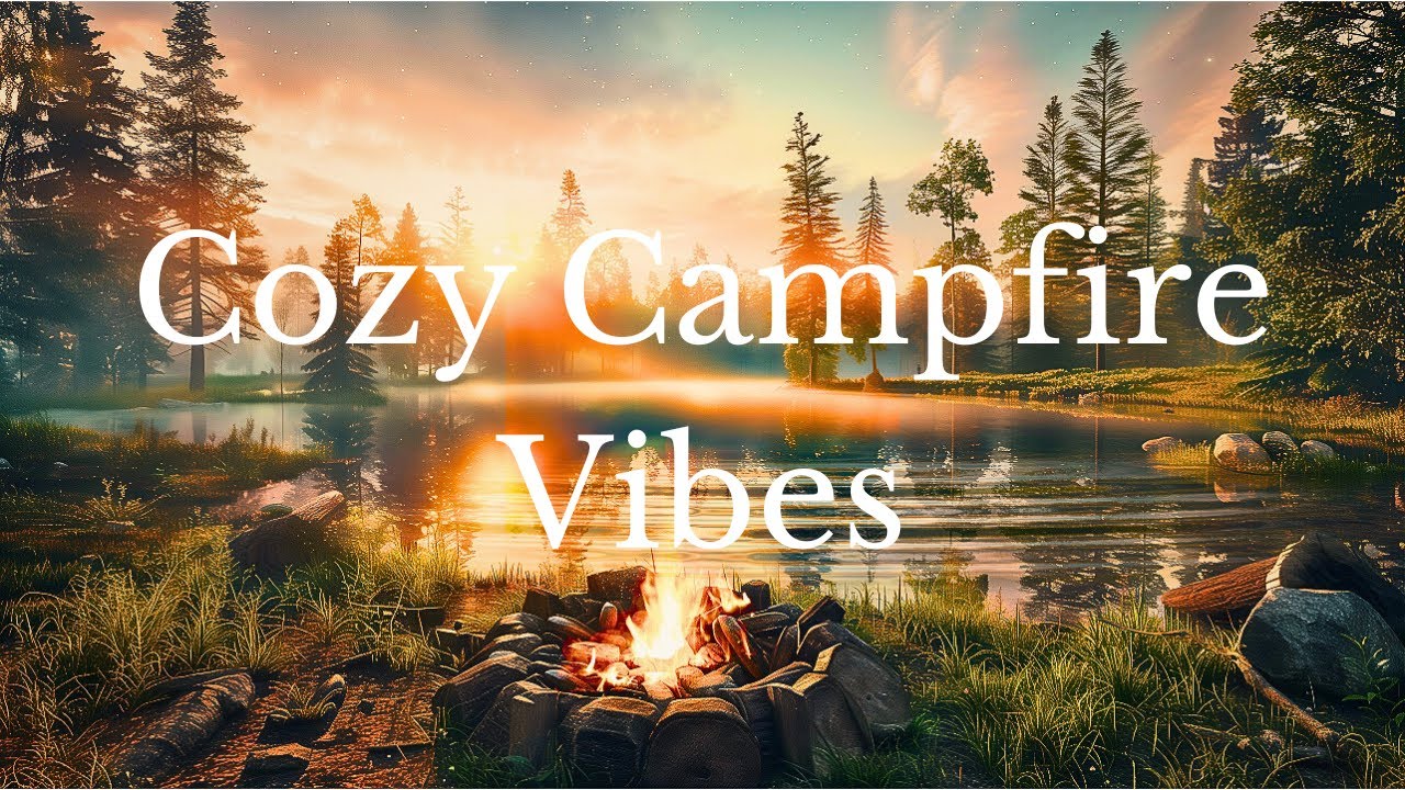 Relaxing Campfire Sounds for Sleep, Study & Relaxation | No Music
