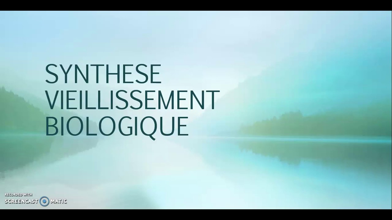 BAC PRO ASSP - SYNTHESE VIEILLISSEMENT BIOLOGIQUE