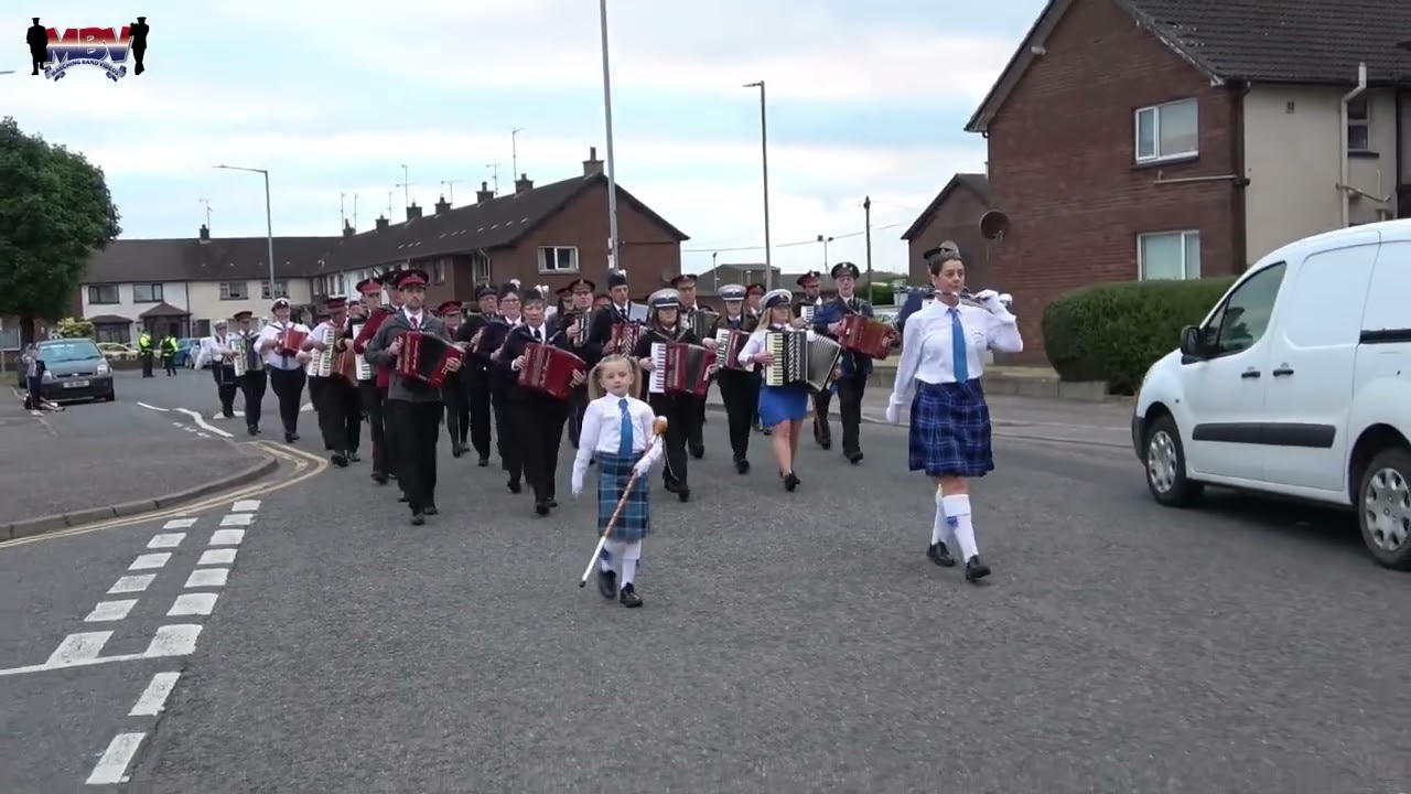 Massed Accordion Band @ Ballymoughan Purple Guards Flute Band Parade 2024
