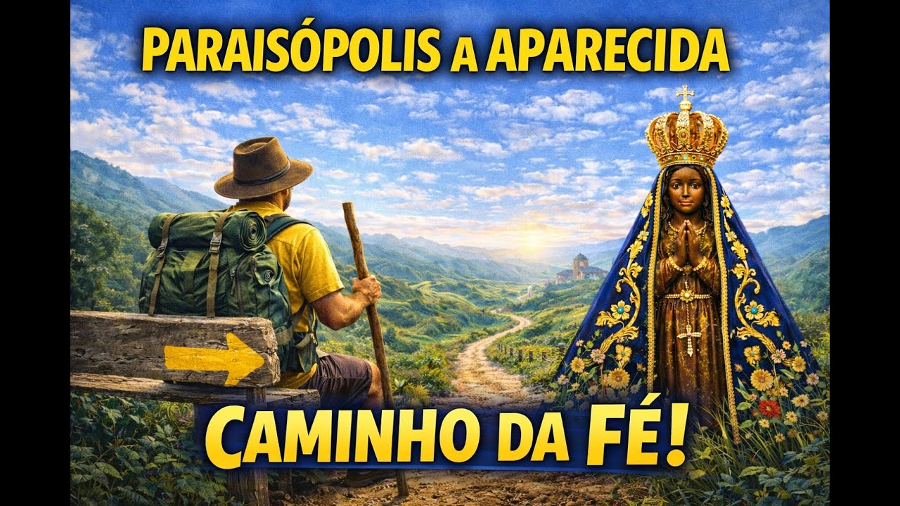 PARAISÓPOLIS  A  APARECIDA  135 km TRECHO DENTRO DO LIMITE DE  100KM  CAMINHO DA FÉ