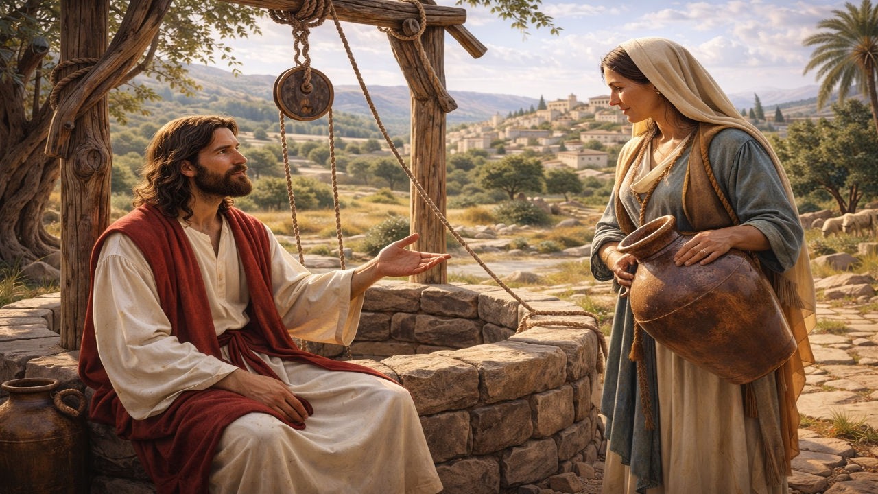 Jesus y La mujer Samaritana