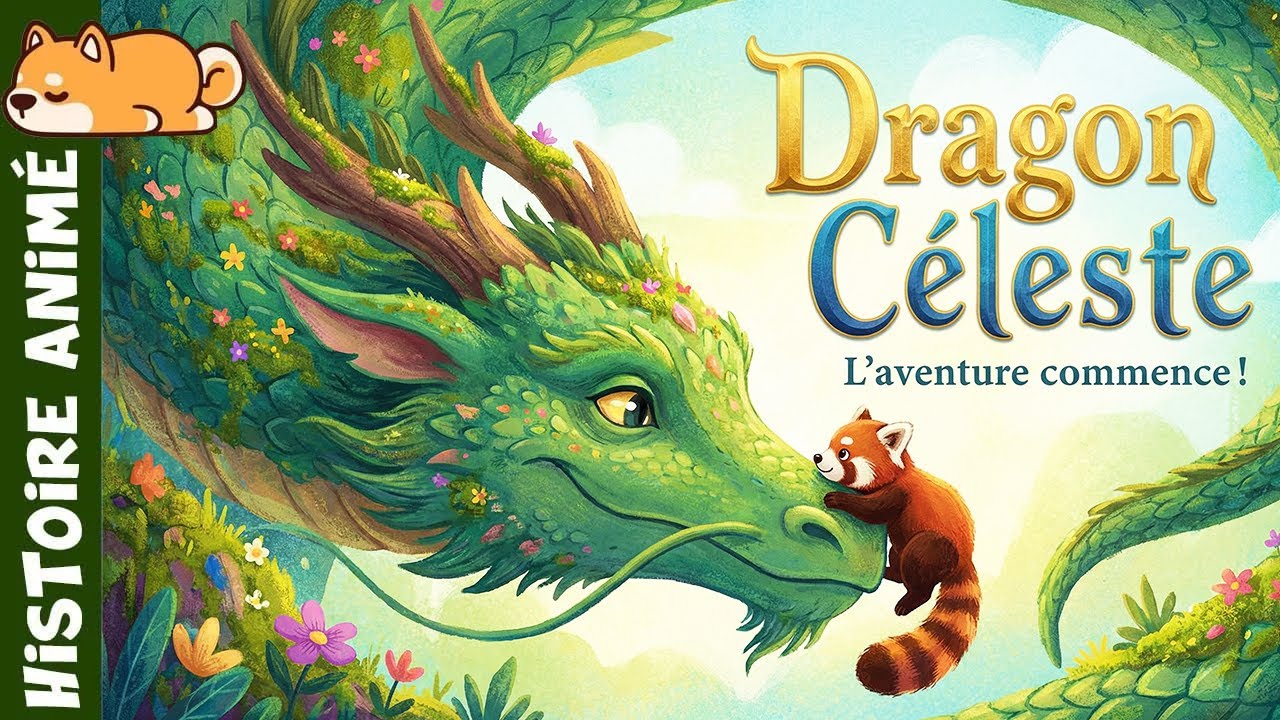 Dragon Céleste 🐉✨ | Histoire pour s’endormir | Conte pour enfant sur le Courage et la Bienveillance