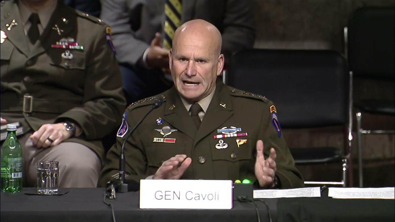 Inhofe Questions General Cavoli at SASC Hearing