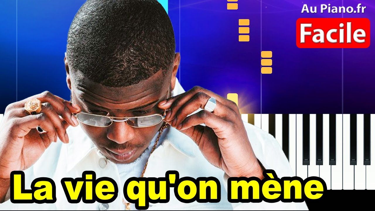Ninho La vie qu'on mène - Piano Cover Tutorial Lyrics (Au Piano.fr)