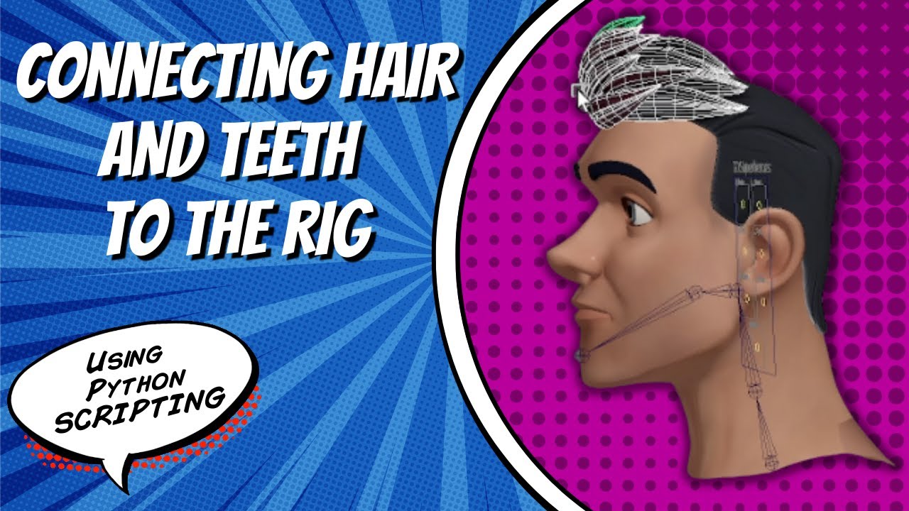 Connecting Hair and Teeth to the Rig