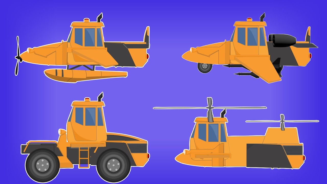 Transformer | Fighter Plane | Float Plane | Twin Engine Helicopter