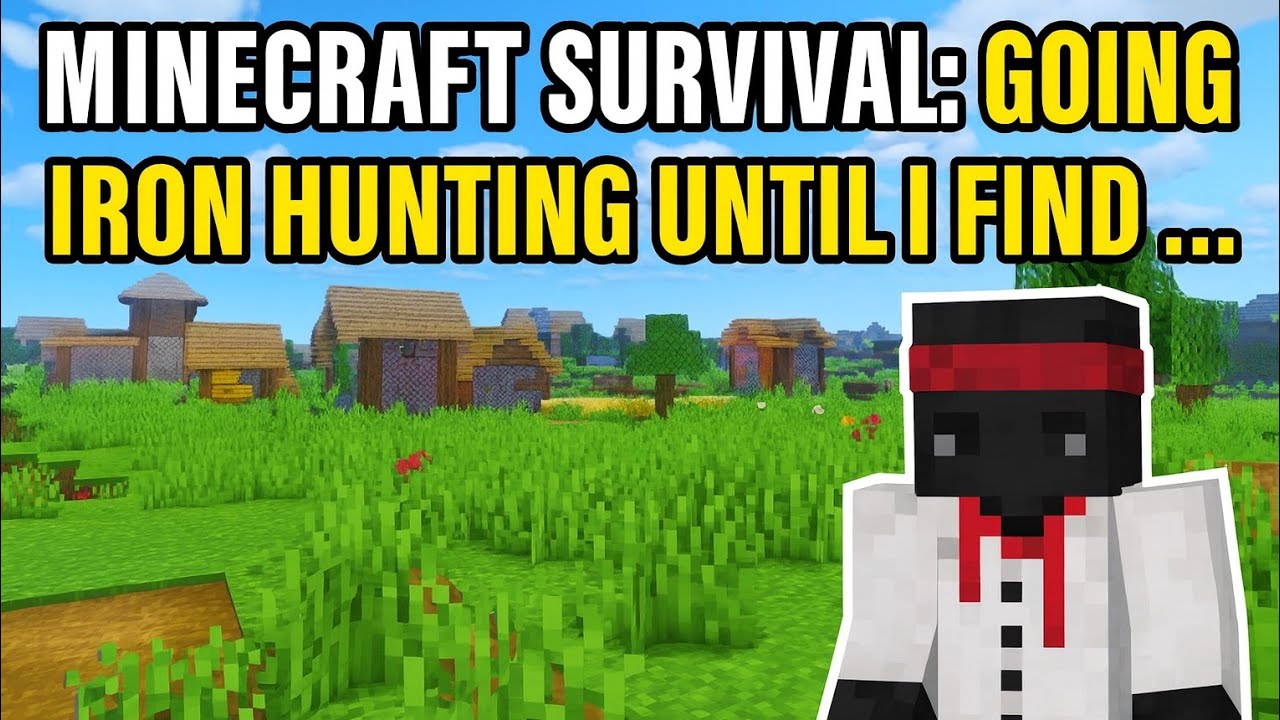 Minecraft Survival: Going Iron Hunting Until I Find Some!
