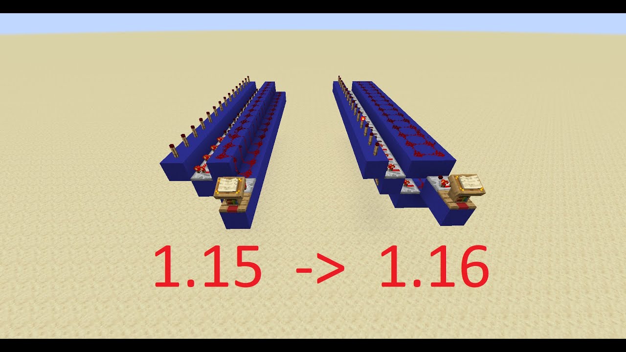 Wahlschalter Fix, signal strength decoder, Update 1.16, Tutorial, Minecraft, Redstone