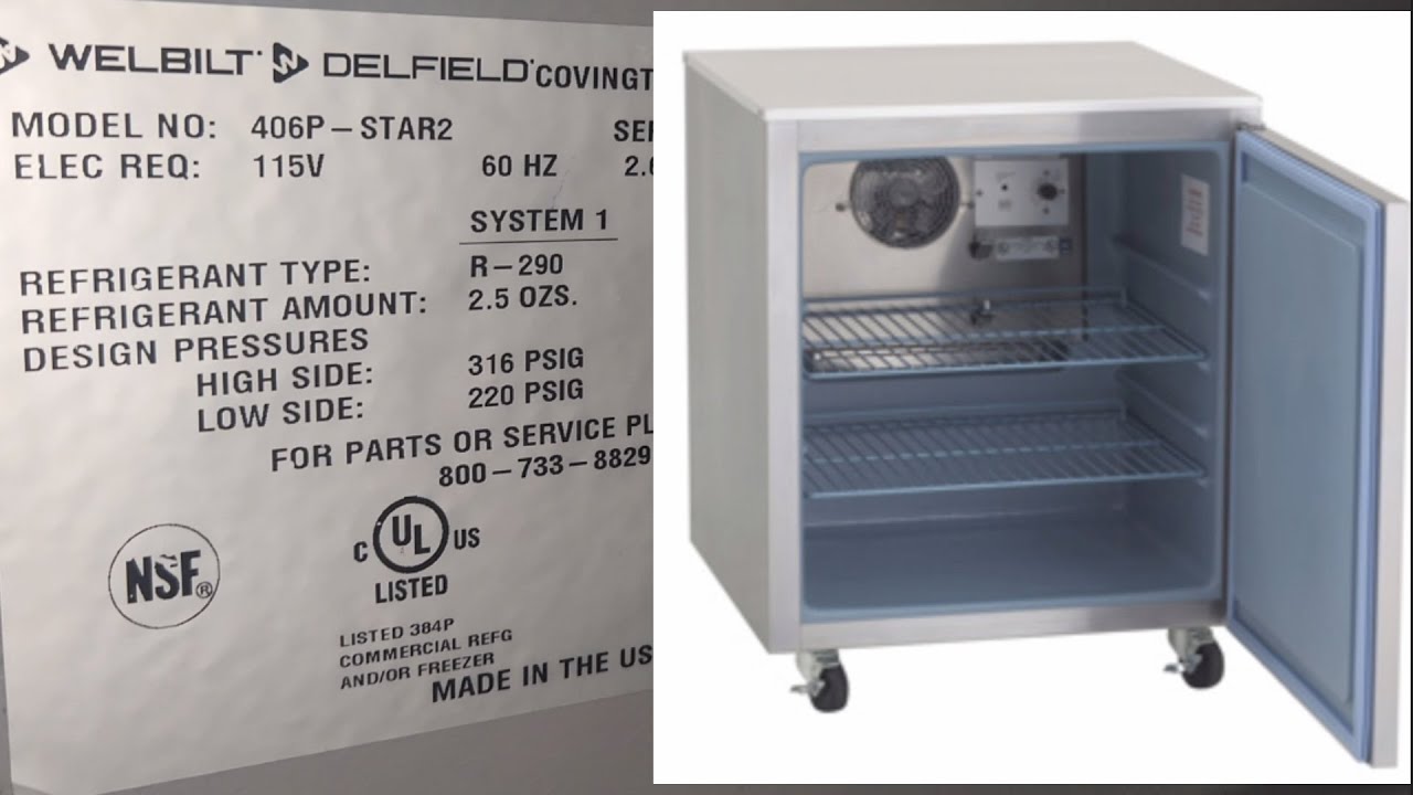 Delfield R290 Self Contained Lost All Pressure