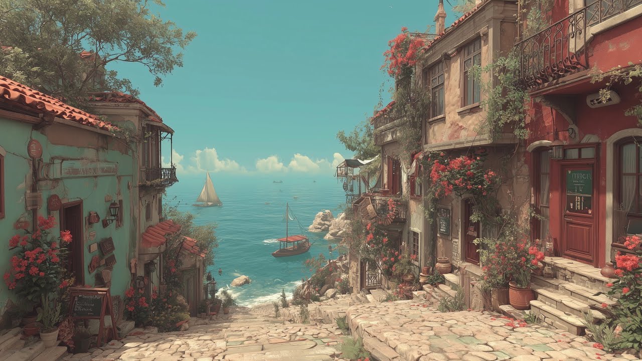 静かな街を歩いて、海へ向かう日｜A Quiet Walk Through Town, Toward the Sea