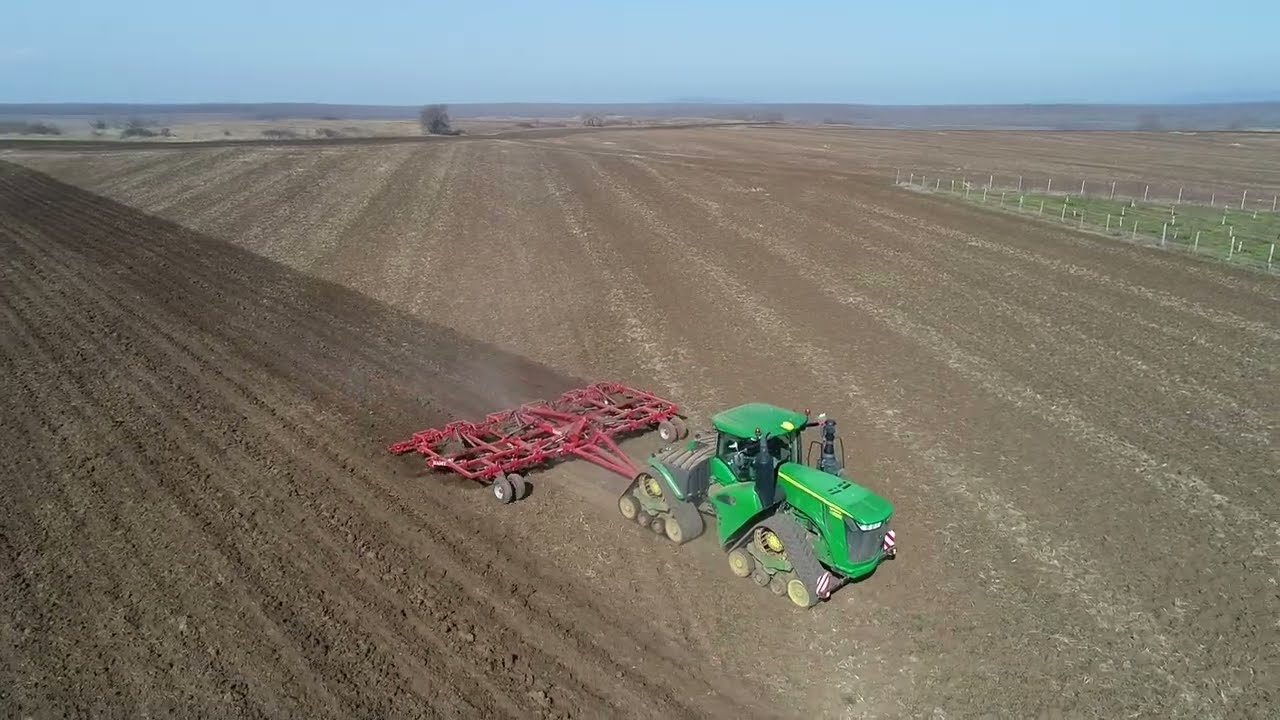 JOHN DEERE 9620RX x KAMT CULTIVATING
