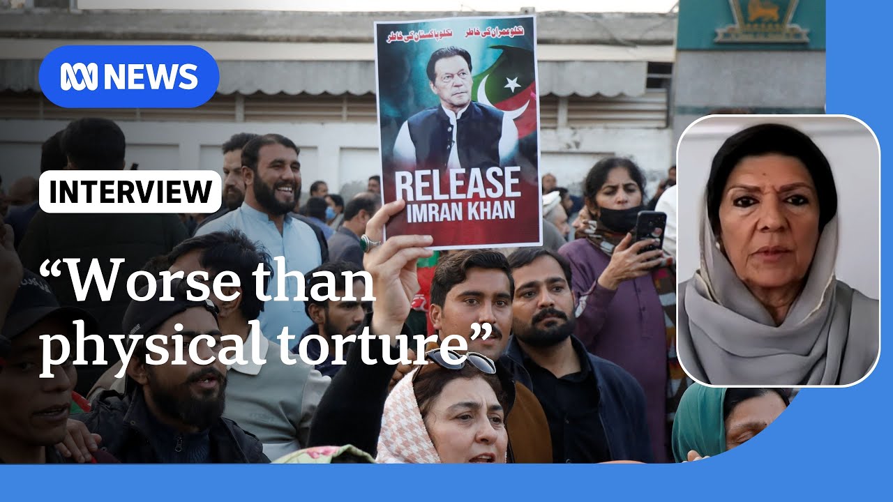 Imran Khan's sister tells ABC former Pakistan PM suffering mentally in jail | The World | ABC News