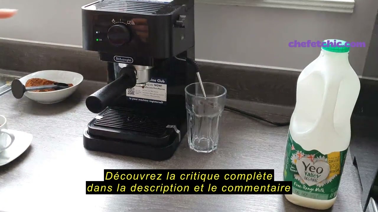 Avis sur la De'Longhi Stilosa EC230.BK, Machine à Expresso avec Bar Barista, Cafetière et Machine à