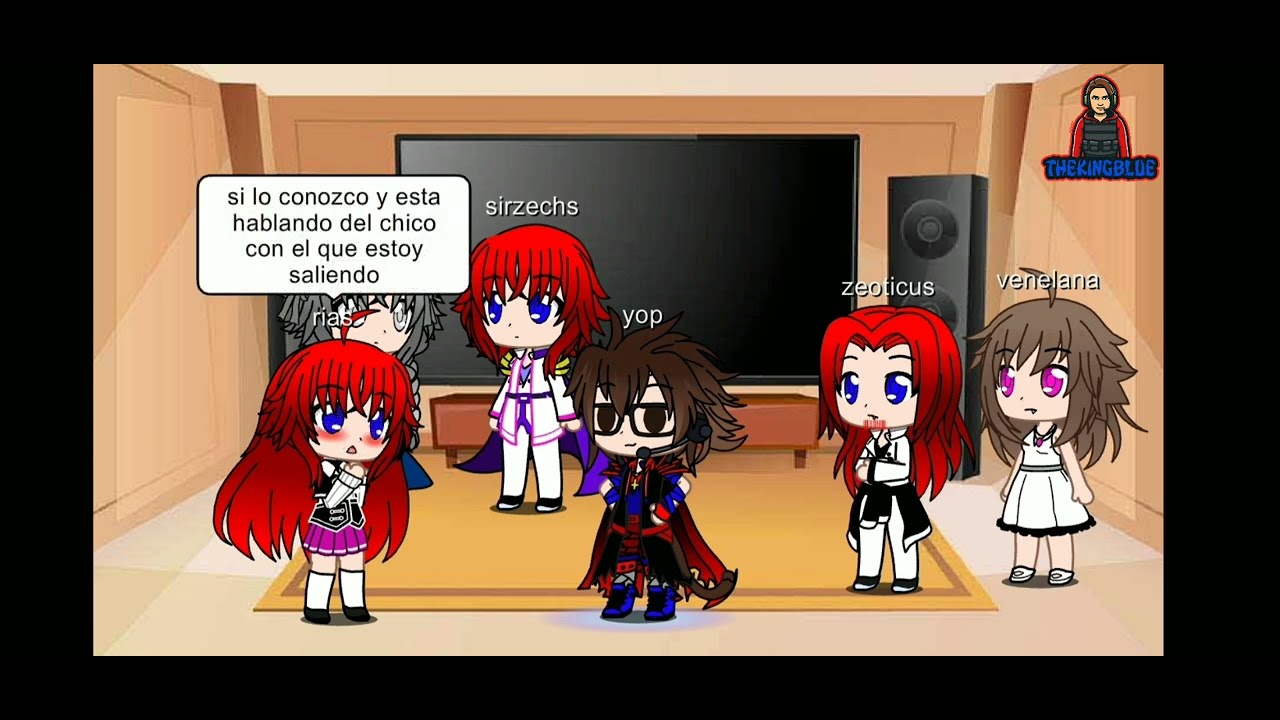 los padres de rias reaccionan a goku y algo mas.