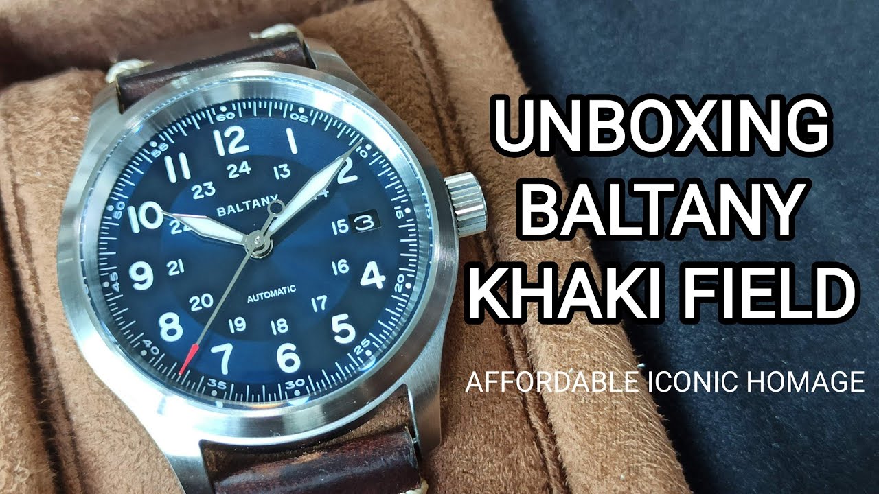 Inspired by pricier Hamilton - Unboxing & first impressions of Baltany Field Watch 39mm in deep blue