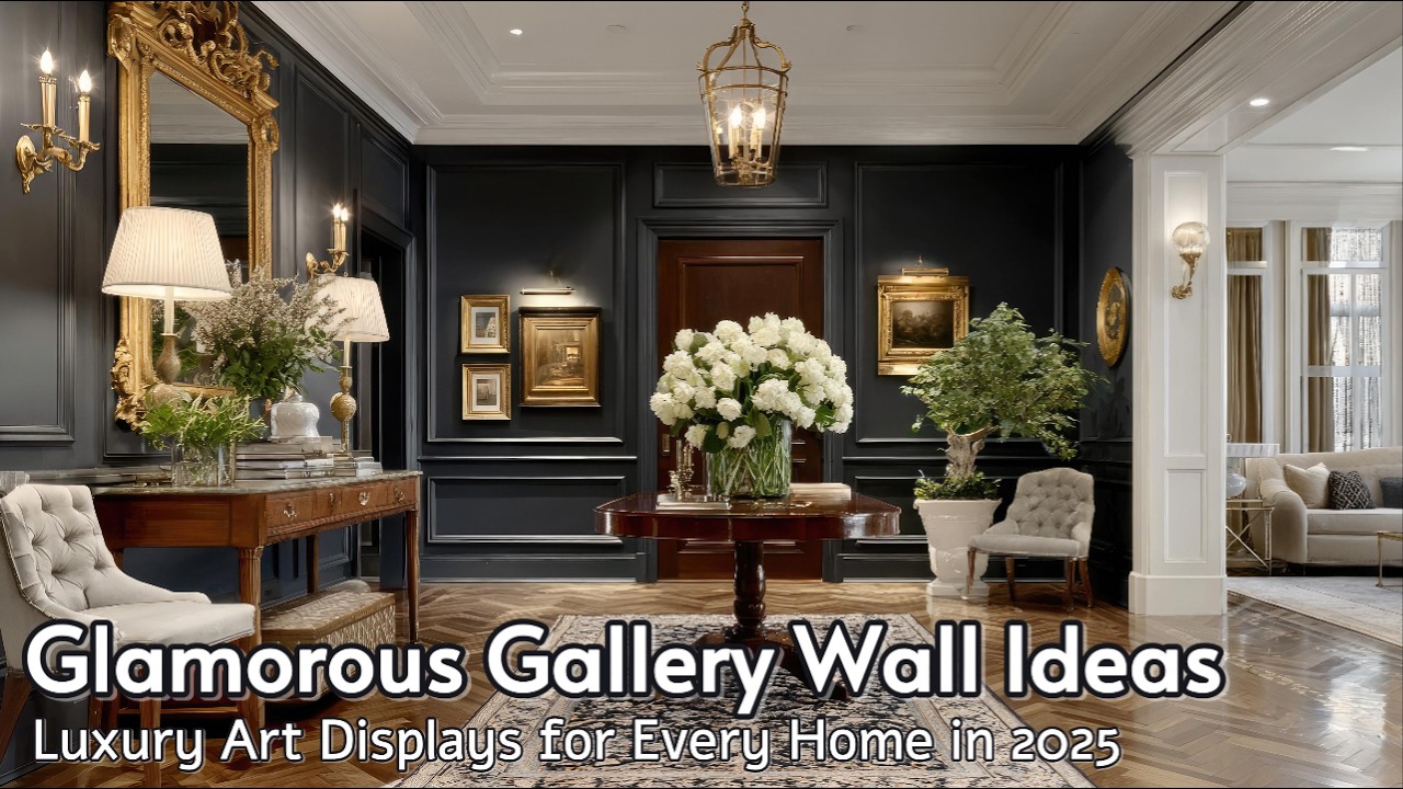 Glamorous Gallery Wall Ideas: Luxury Art Displays for Every Home in 2025
