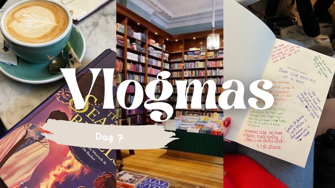 De laatste Book Club Meeting van 2025 ☕️📚| VLOGMAS #7 
