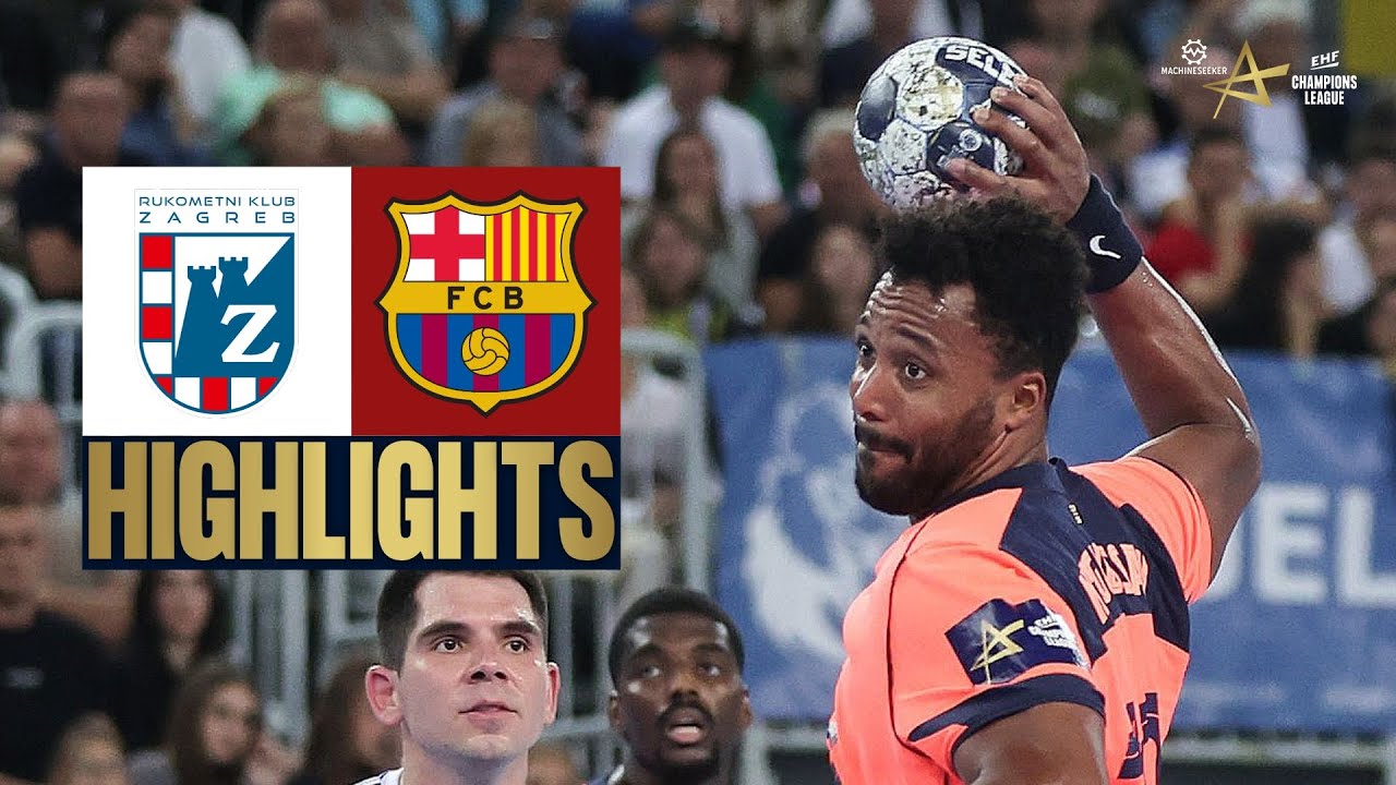 HC Zagreb 🆚 Bar&ccedil;a | HIGHLIGHTS | Machineseeker EHF Champions League 2025/26