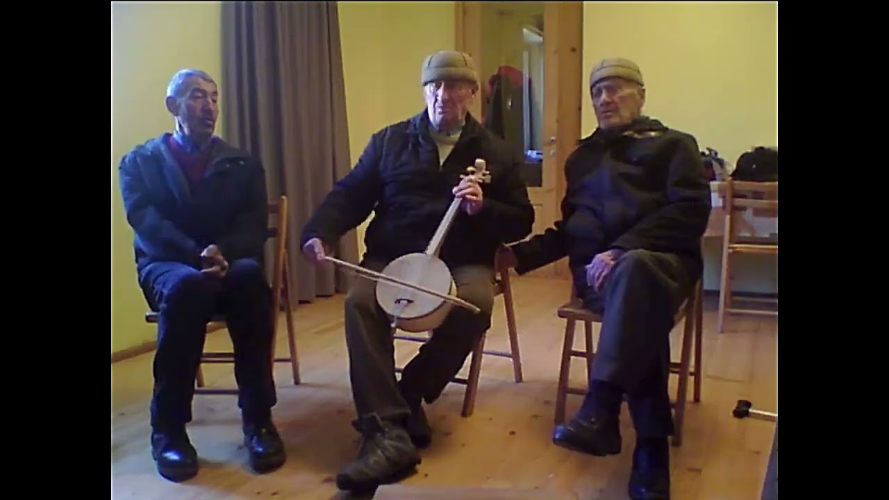 Islam Pilpani and Lenjeri elders sing Svan folk songs (louder audio)