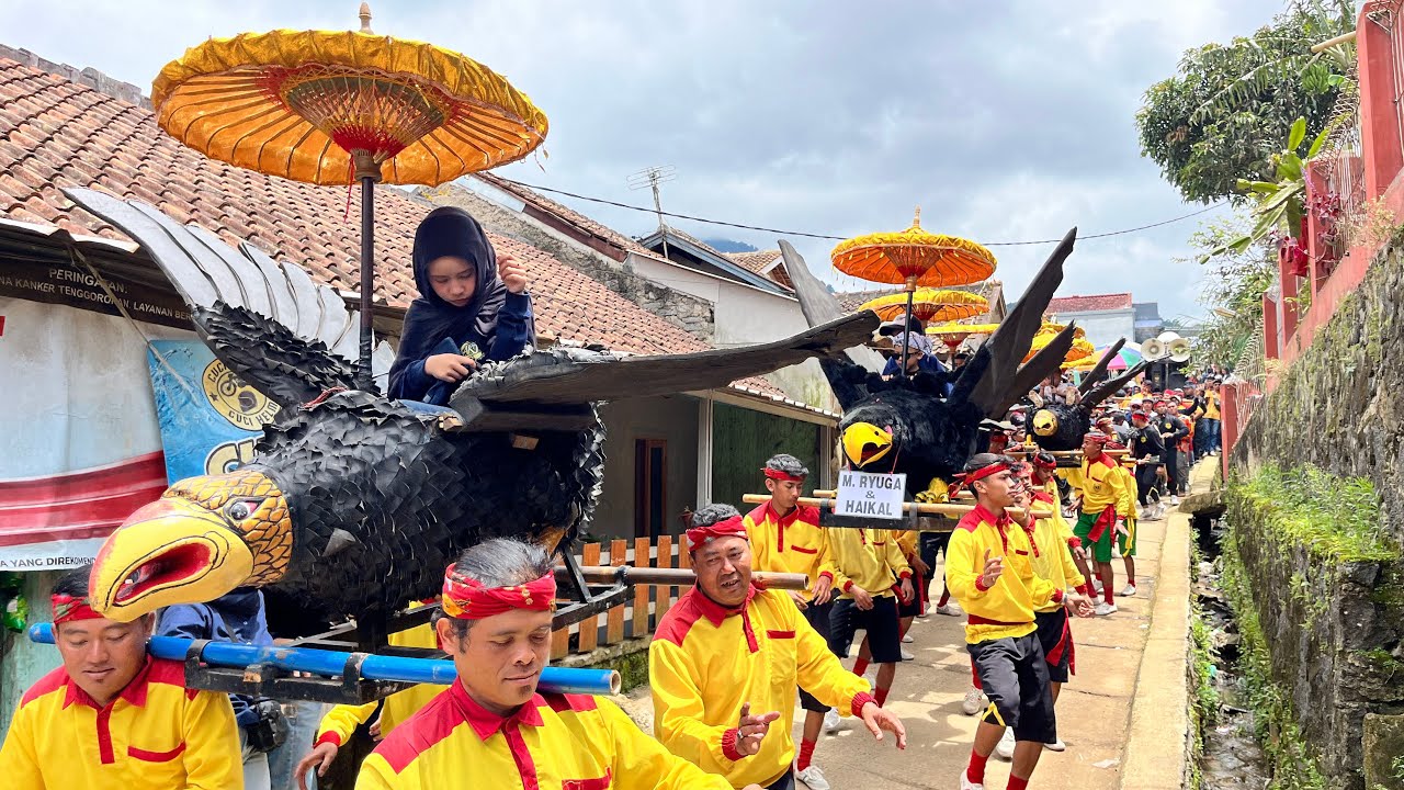 AWAL KEBERANGKATAN IRING IRINGAN SENI BENJANG MEKAR BUDAYA LIVE LEMBANG GANDOK