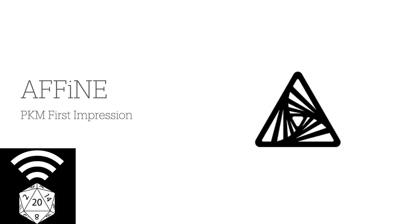 Personal Knowledge Management (PKM) App Review | AFFiNE: First Impression