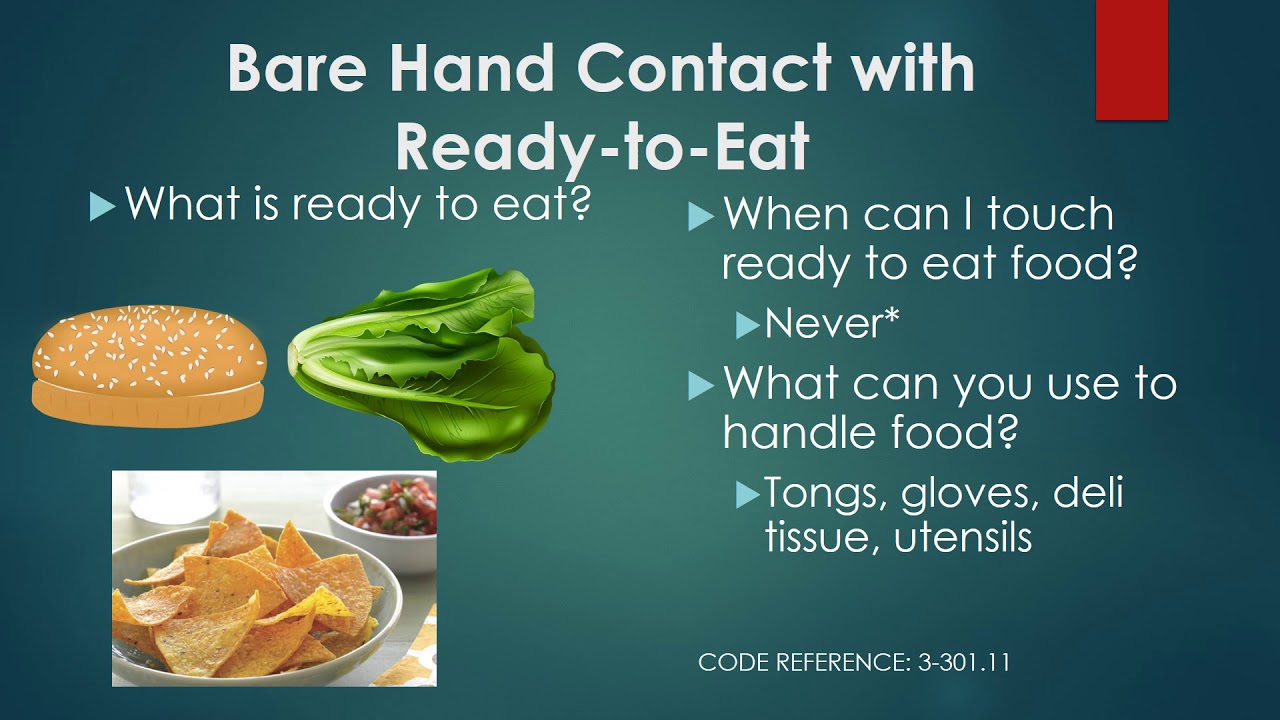 FDA Food Code Educational Presentation