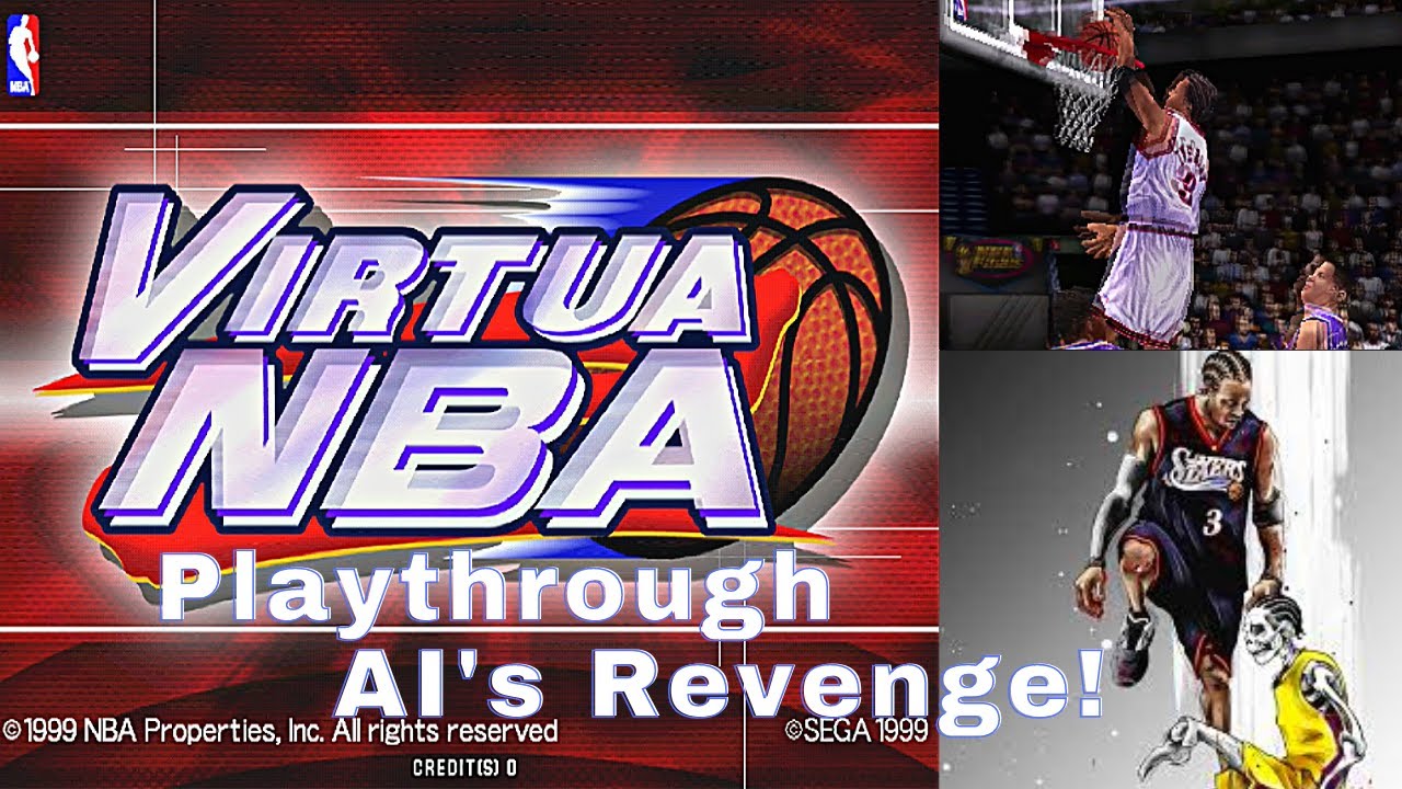 Virtua NBA/Sega Naomi/76ers 1cc Playthrough