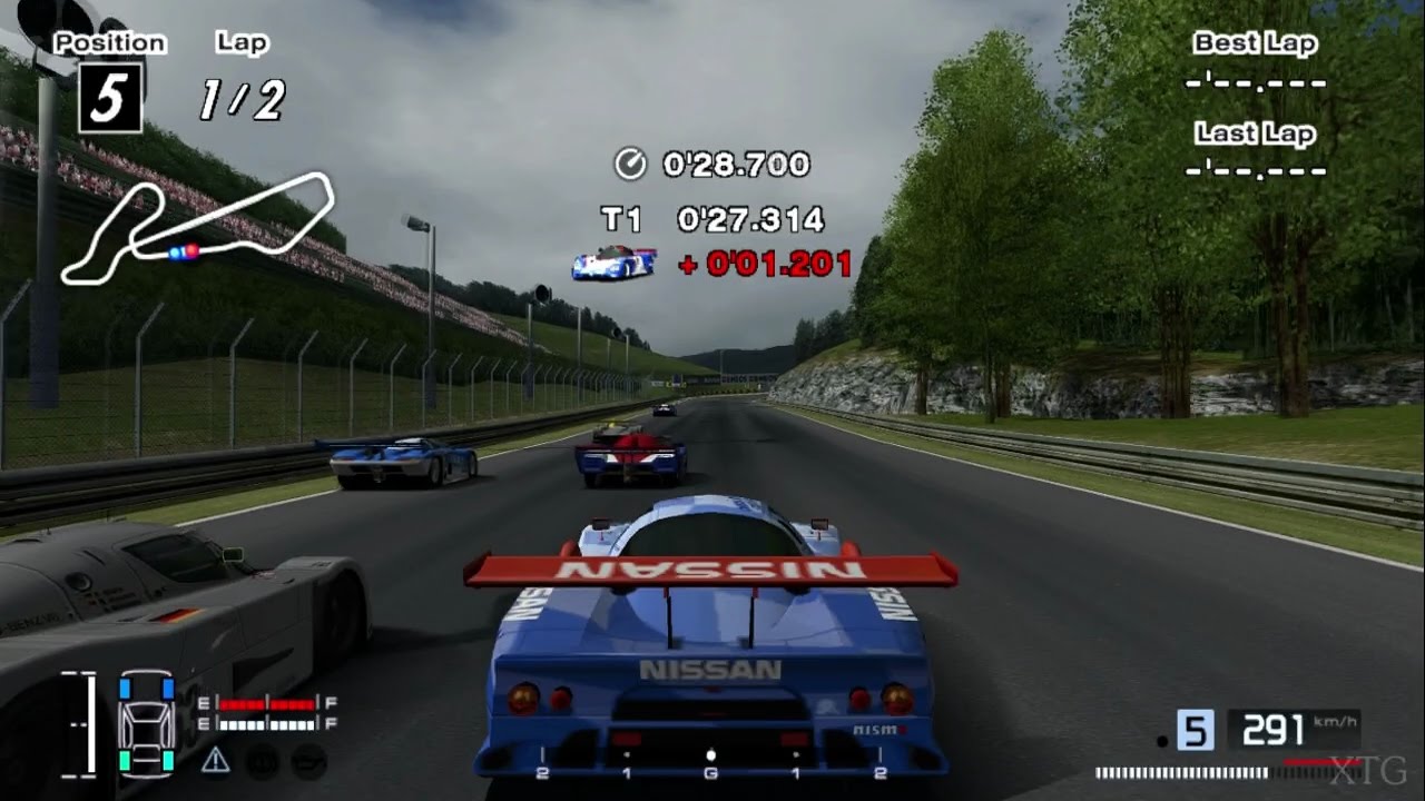 [#544] Gran Turismo 4 - Nissan R390 GT1 Race Car '98 Hybrid PS2 Gameplay HD