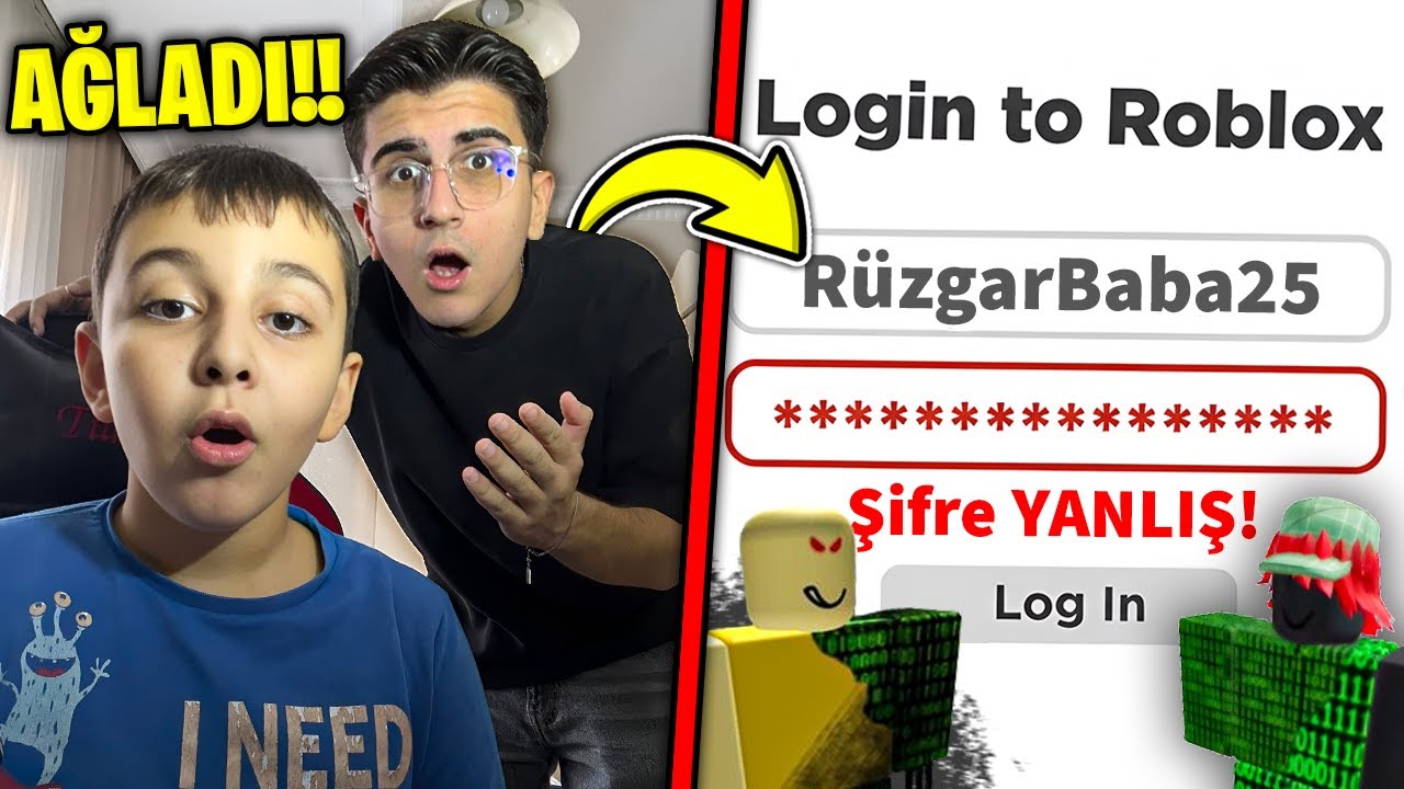 ROBLOX HACKERI KARDEŞİMİN HESABINI ÇALDI..😨 *Tuzağa Düştük* 