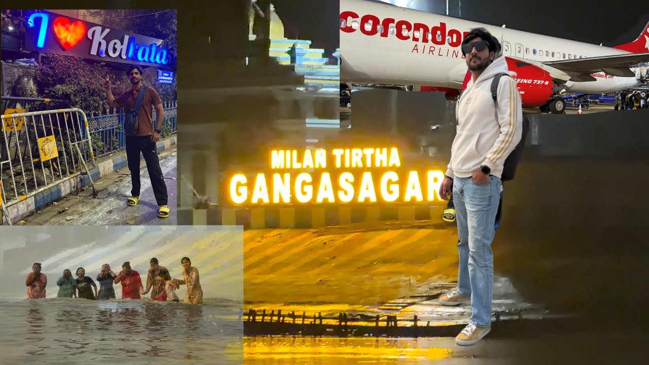 Delhi Se Gangasagar Via Kolkata full family Masti Vlog part-1 